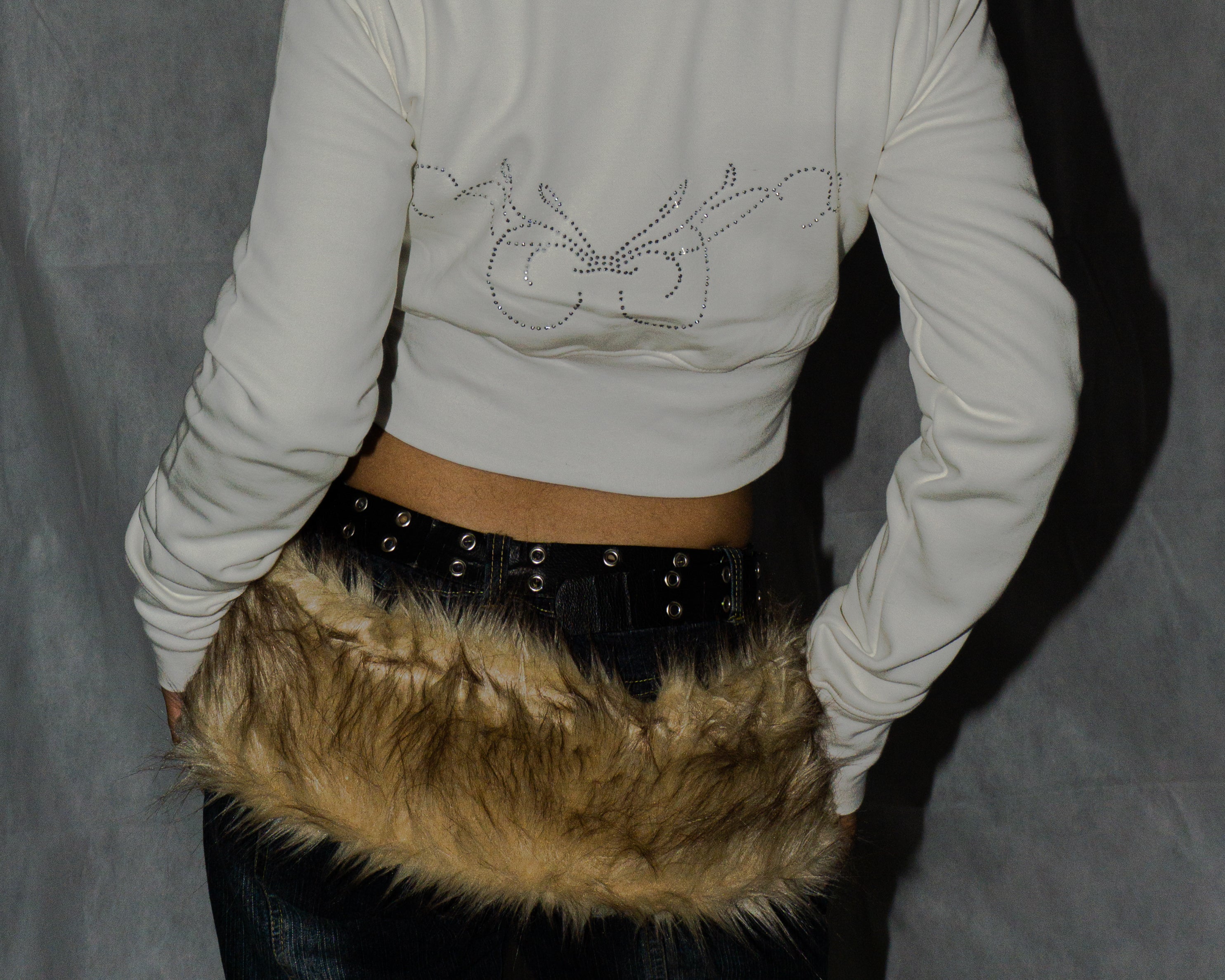 Amfy fur belt