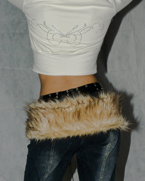 Amfy fur belt