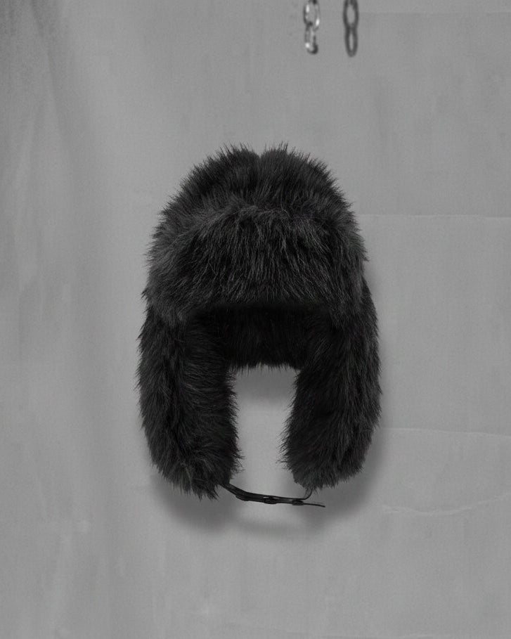 Amfy fur ushanka (black)